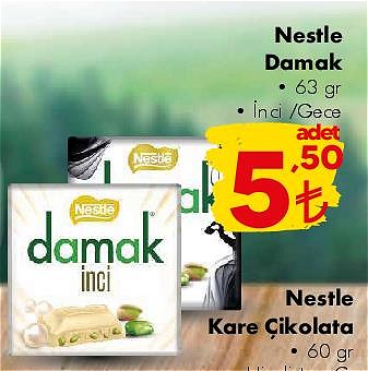 Nestle Damak 63 gr İnci/Gece image