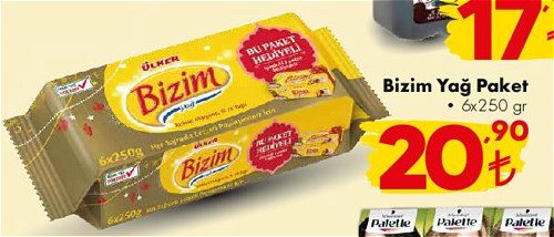 Bizim Yağ Paket 6x250 gr image