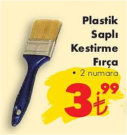 Plastik Saplı Kestirme Fırça 2 Numara image