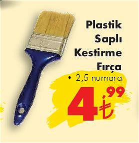 Plastik Saplı Kestirme Fırça 2,5 Numara image