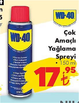 WD-40 Çok Amaçlı Yağlama Spreyi 150 ml image