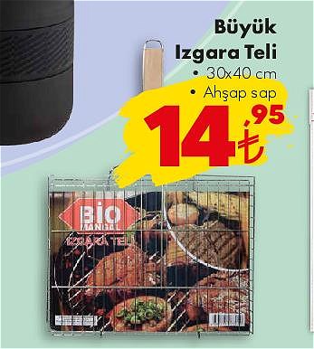 Büyük Izgara Teli 30x40 cm image