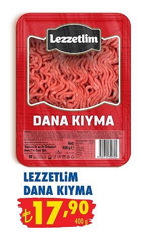 Lezzetlim Dana Kıyma 400 g image