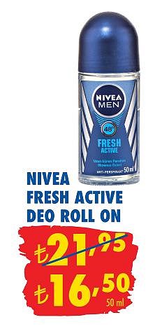 Nivea Fresh Active Deo Roll On 50 ml image