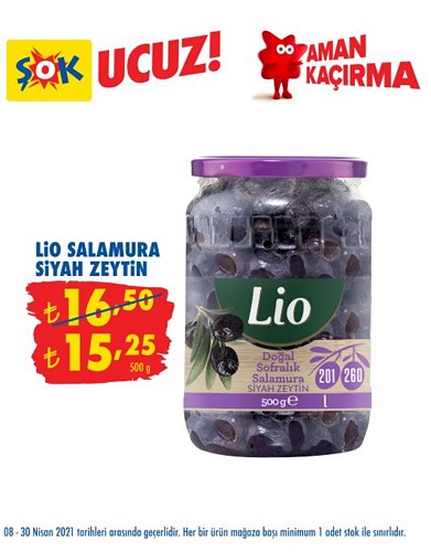 Lio Salamura Siyah Zeytin 500 gr image