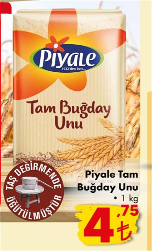 Piyale Tam Buğday Unu 1 kg image