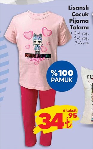 lol lisansli cocuk pijama takimi indirimde market