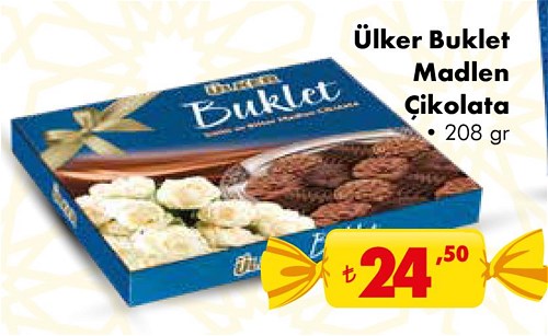 Ülker Buklet Madlen Çikolata 208 gr image