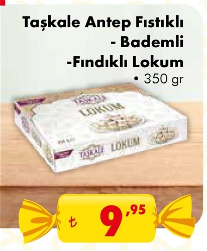 Taşkale Antep Fıstıklı Bademli Fındıklı Lokum 350 gr image