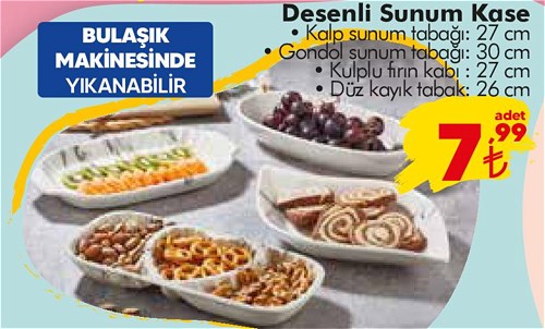 Desenli Sunum Kase Çeşitleri image