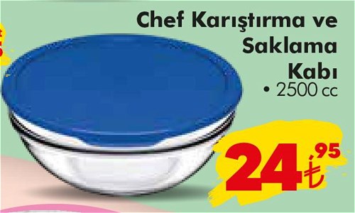 Paşabahçe Karıştırma ve Saklama Kabı 2500 cc image