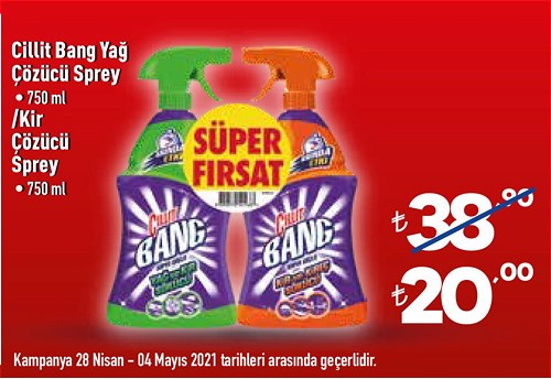 Cillit Bang Yağ Çözücü Sprey 750 ml/Kir Çözücü Sprey 750 ml image