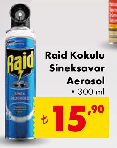 Raid Kokulu Sineksavar Aerosol 300 ml image