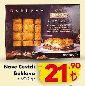 Nave Cevizli Baklava 900 gr image