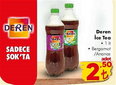 Deren Ice Tea 1 lt image