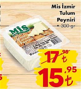 Şok Mis İzmir Tulum Peyniri 300 gr