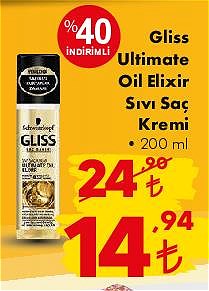 Gliss Ultimate Oil Elixir Sıvı Saç Kremi 200 ml image