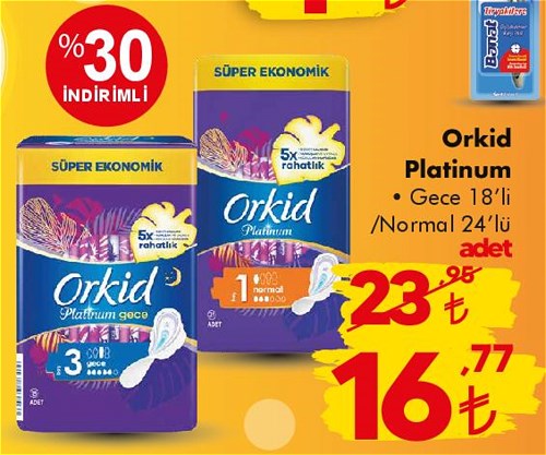 Orkid Platinum Gece 18'li / Normal 24'lü image