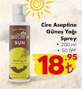 Cire Aseptine Güneş Yağı Sprey 200 ml 50 Spf image