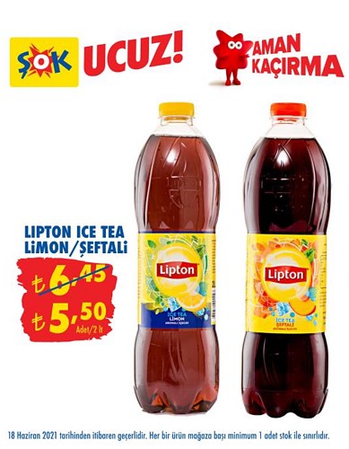 Lipton Ice Tea Limon/Şeftali 2 l image