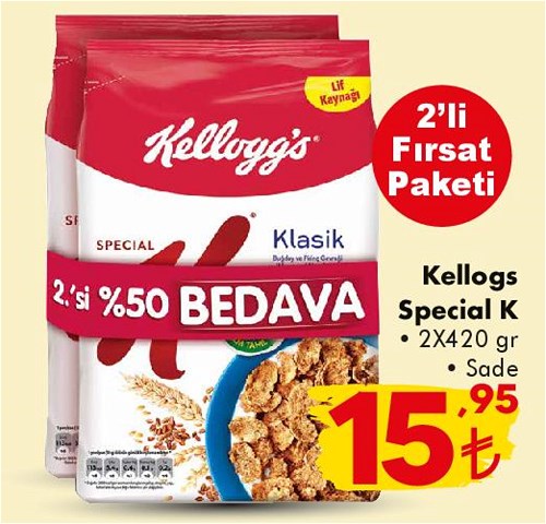 Kellogg's Special K 2x420 gr Sade image