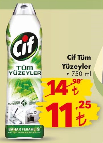 Cif Tüm Yüzeyler 750 ml image