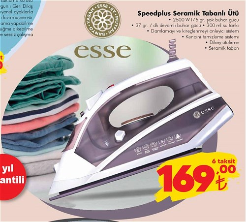 Esse Speedplus Seramik Tabanlı Ütü 2500 W image