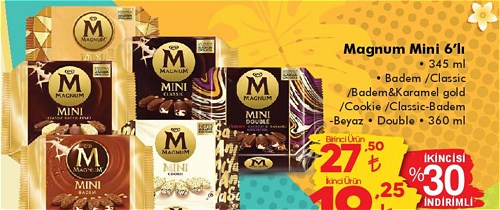 Magnum Mini 6'lı 345 ml image