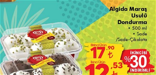 Algida Maraş Usulü Dondurma 500 ml image