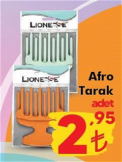 Şok Afro Tarak