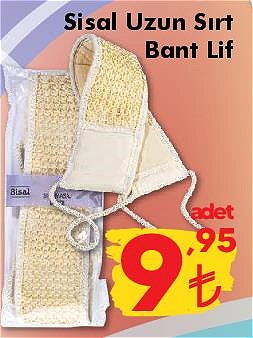 Sisal Uzun Sırt Bant Lif image
