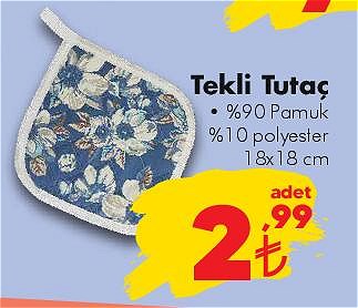 Tekli Tutaç 18x18 cm image