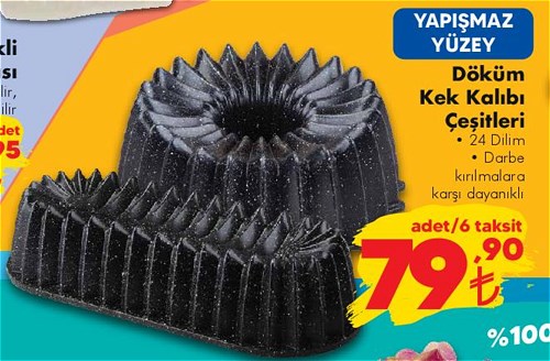 Döküm Kek Kalıbı Çeşitleri image