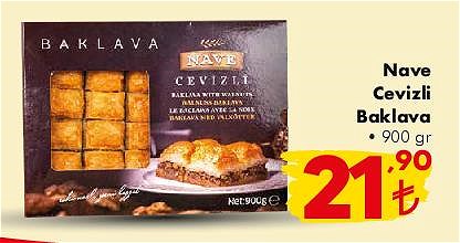 Nave Cevizli Baklava 900 gr image