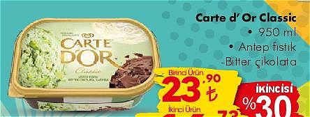 Carte d'Or Classic 950 ml Antep Fıstık Bitter Çikolata image