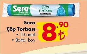 Sera Çöp Torbası 10 Adet Battal Boy image