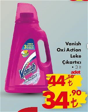 Vanish Oxi Action Leke Çıkartıcı 3 lt image