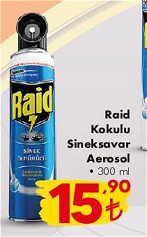 Raid Kokulu Sineksavar Aerosol 300 ml image