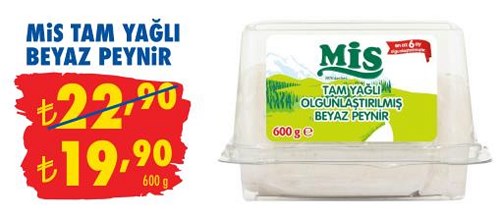 Mis Tam Yağlı Beyaz Peynir 600 g image