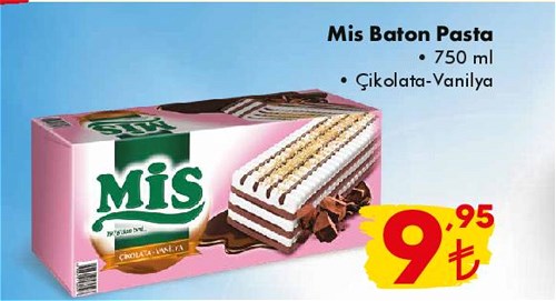 Mis Baton Pasta 750 ml Çikolata-Vanilya image