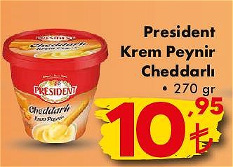 President Krem Peynir Cheddarlı 270 gr image