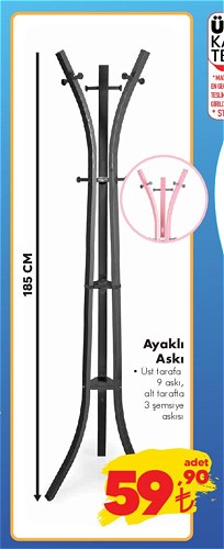 Ayaklı Askı 185 cm image