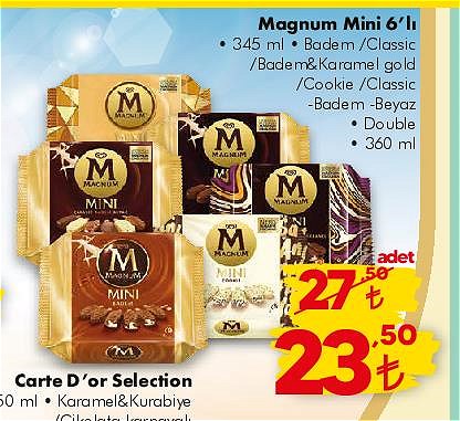 Magnum Mini 6'lı 345 ml image