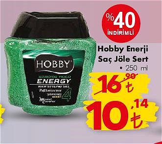 Hobby Enerji Saç Jöle Sert 250 ml image