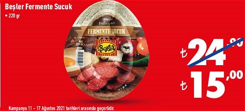 Beşler Fermente Sucuk 220 gr image