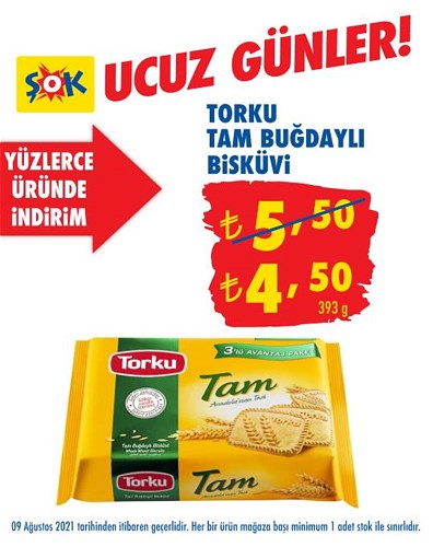 Torku Tam Buğdaylı Bisküvi 393 g image