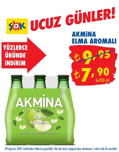 Akmina Elma Aromalı 6x200 ml image