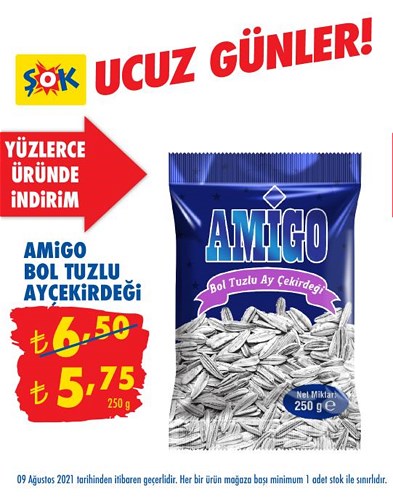 Amigo Bol Tuzlu Ayçekirdeği 250 g image