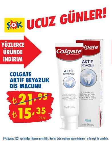 Colgate Aktif Beyazlık Diş Macunu 75 ml image