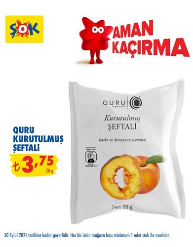 Quru Kurutulmuş Şeftali 20 g image